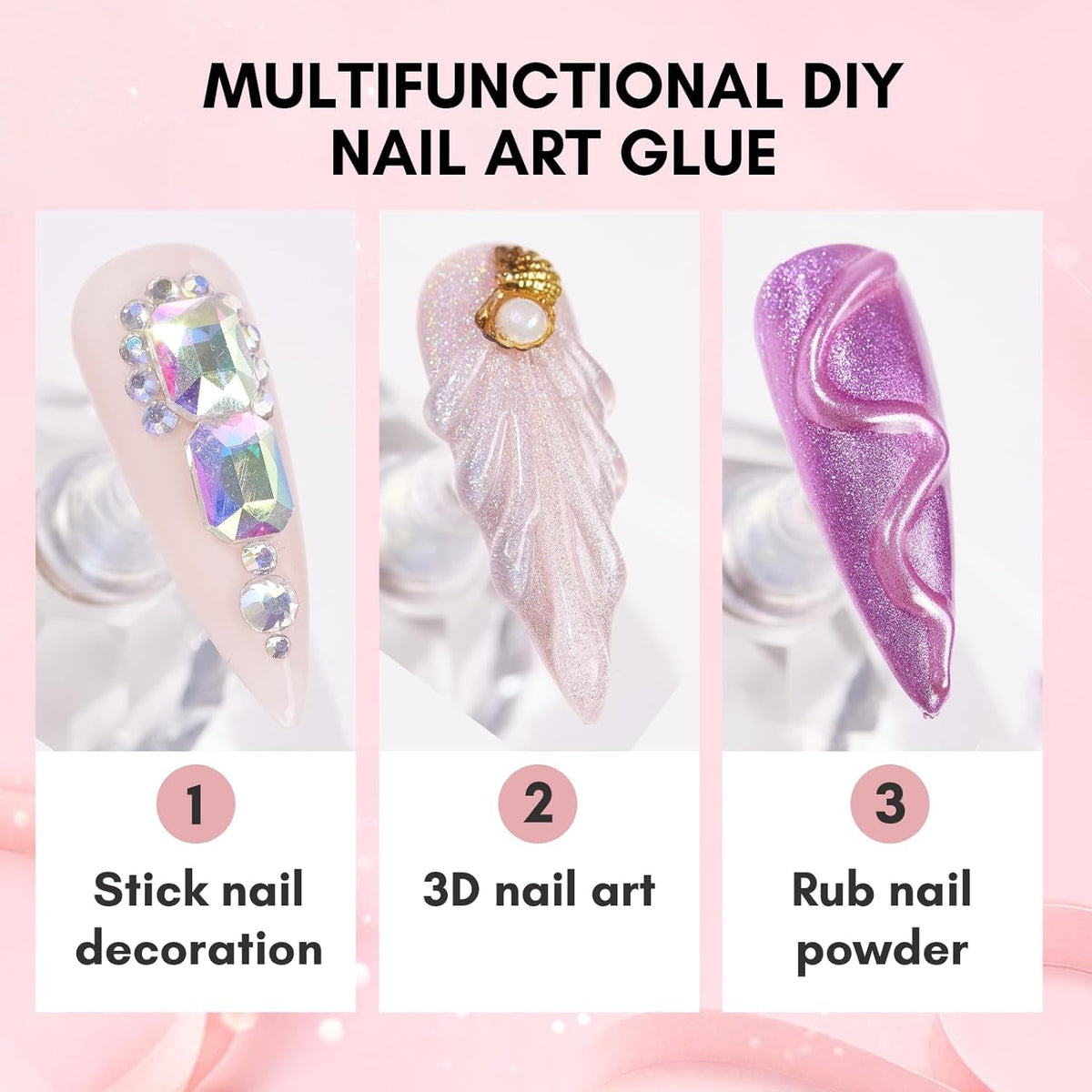 Makartt Nail Glue Extra Strong, New Super Semi Solid for Press-On Nails
