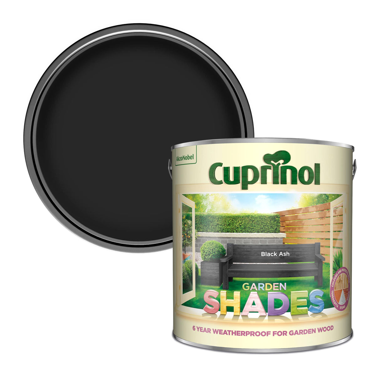 Cuprinol Garden Shades Exterior Woodcare, Country Cream, 1 Litre
