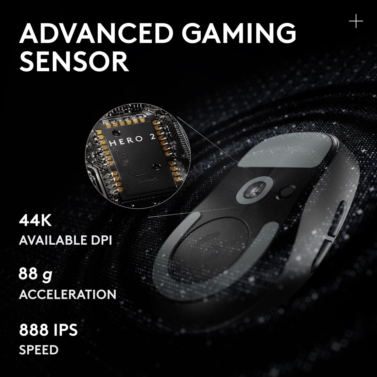 Logitech G PRO X SUPERLIGHT 2 SE Wireless Gaming Mouse, 60 g pro-grade mouse with 5 programmable buttons, 44K DPI sensor, 888+ IPS, 1 kHz report rate, USB-C charging for PC/Mac - Black