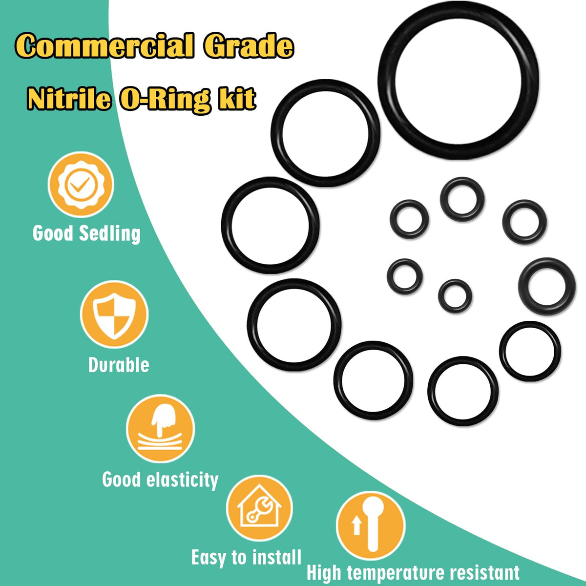 XBVV 20 Sizes O Rings O Rings Rubber Assorted Seal Kit