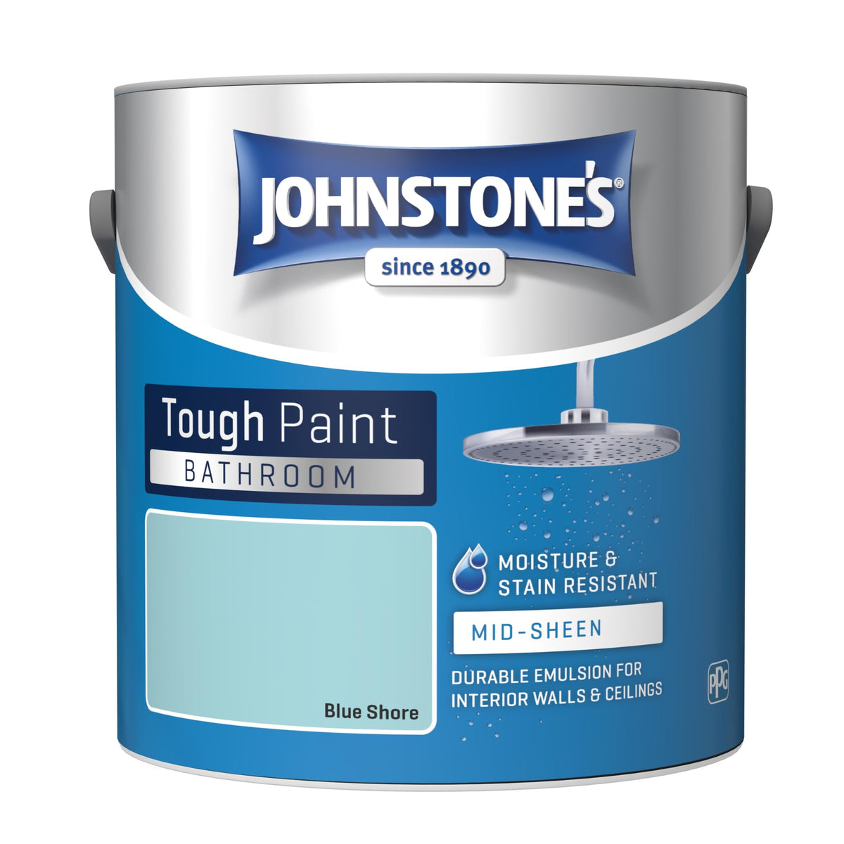 Johnstone's - Bathroom Wall & Ceiling Paint - Seashell - 2.5L