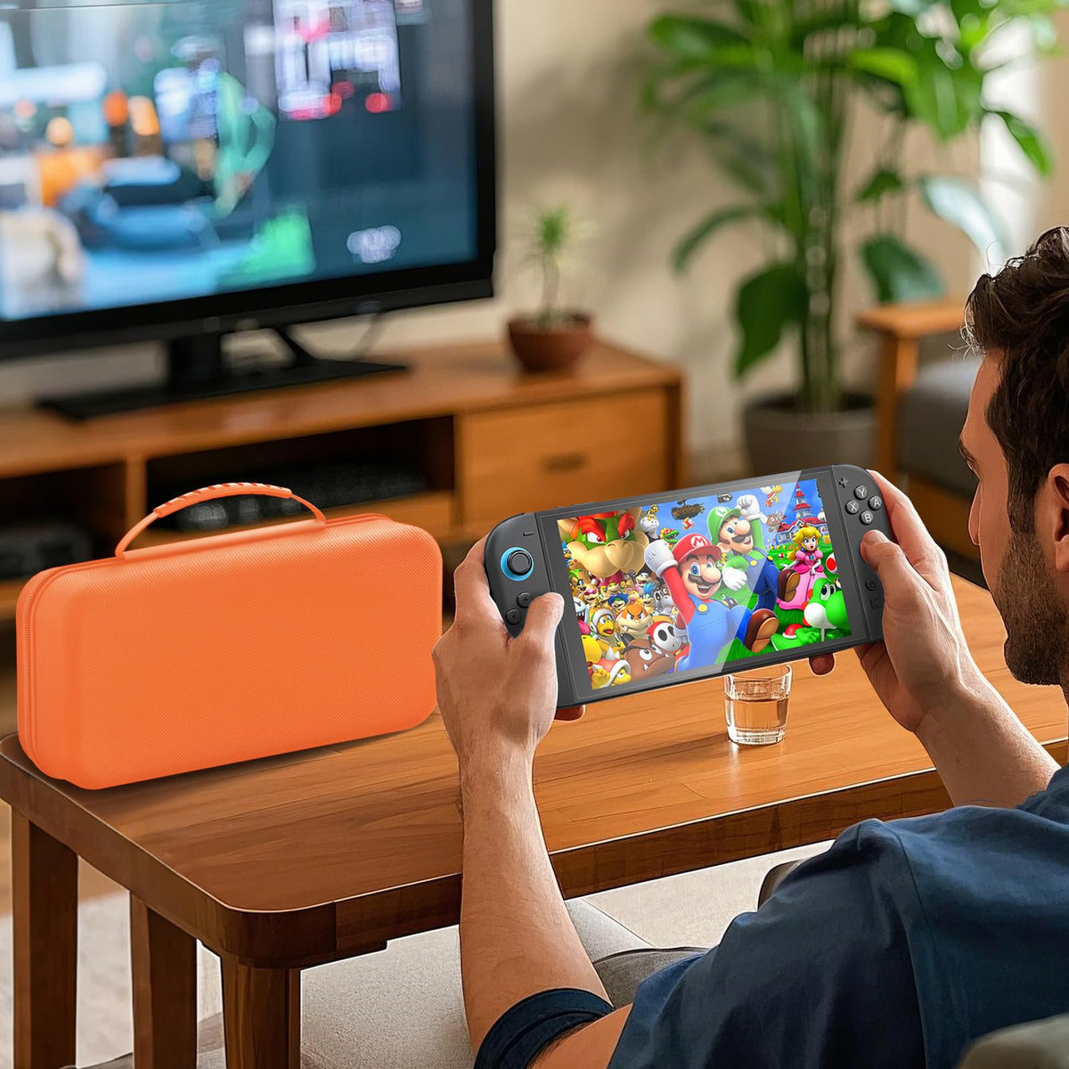 daydayup Switch 2 Carry Case Compatible with Nintendo Switch 2, with 24 Games Cartridges Protective Hard Shell Travel Carrying Case Pouch for Switch 2 Console & Accessories,Black