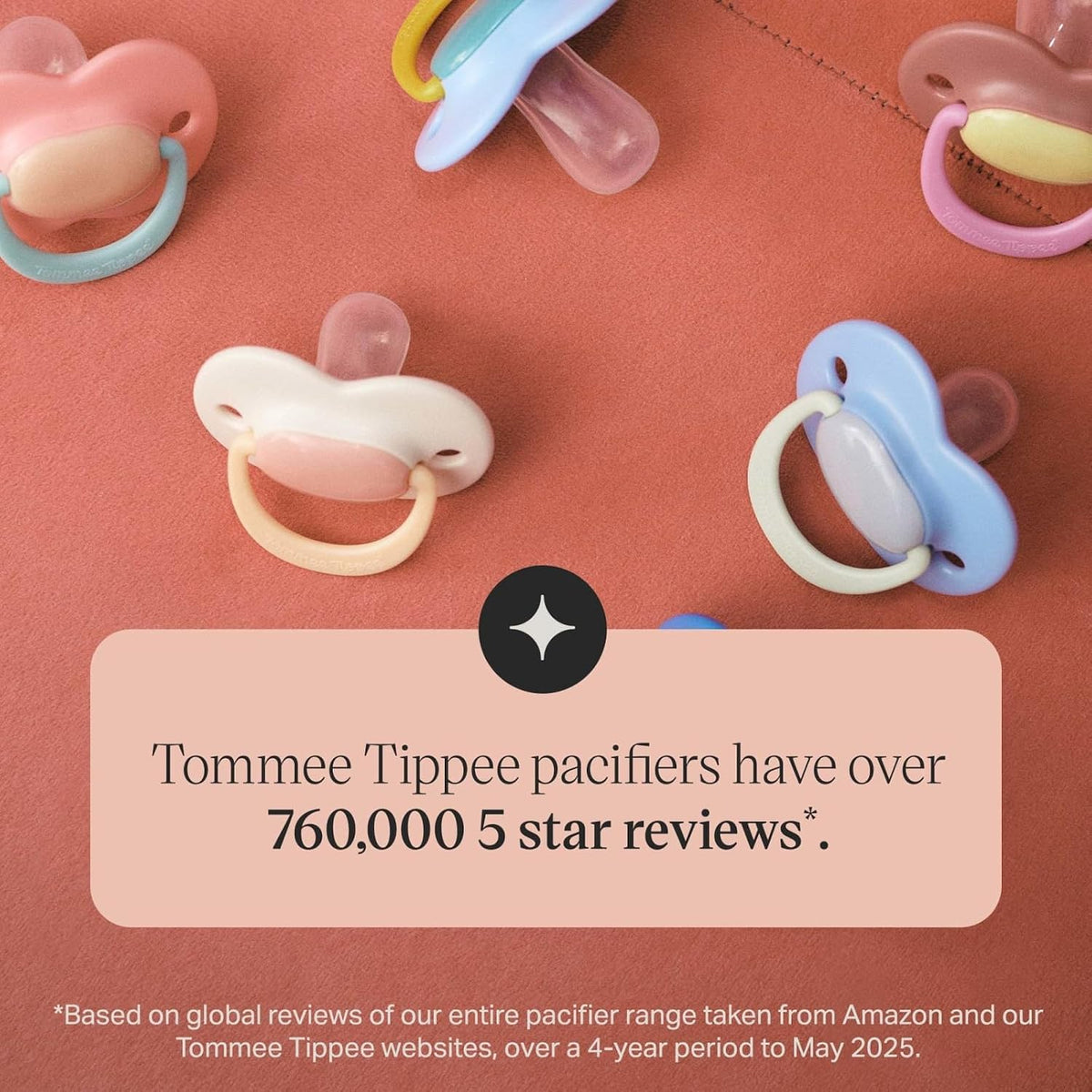 Tommee Tippee Ultimate Fit Orthodontic Dummy 18-36m Silicone Pack of 4
