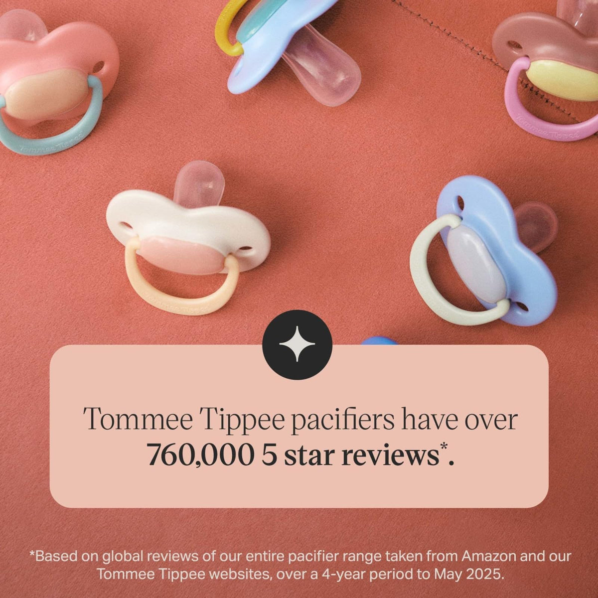 Tommee Tippee Ultimate Fit Orthodontic Dummy 18-36m Silicone Pack of 4