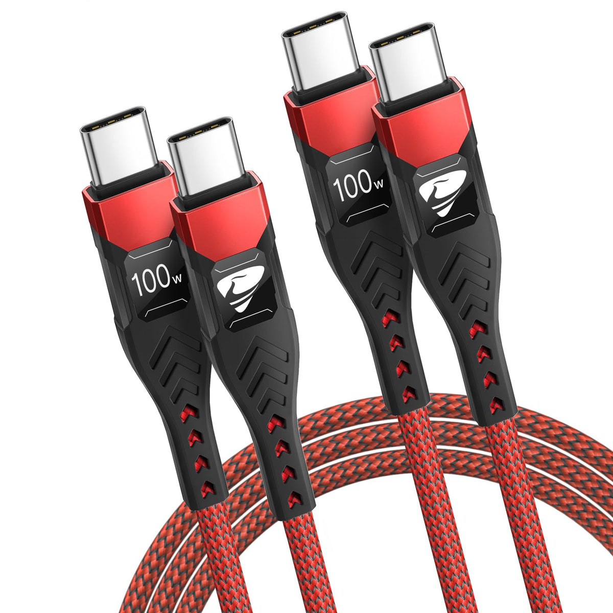 USB C to USB C, 100W 5A Fast Charging Cable [2Pack/2M] USB Type C Charger Fast Charge Lead Usbc to Usbc Cable for iPhone 15 16 17 Pro Max Plus iPad Pro MacBook Samsung Galaxy S23 S22 S24 S25 Ultra etc