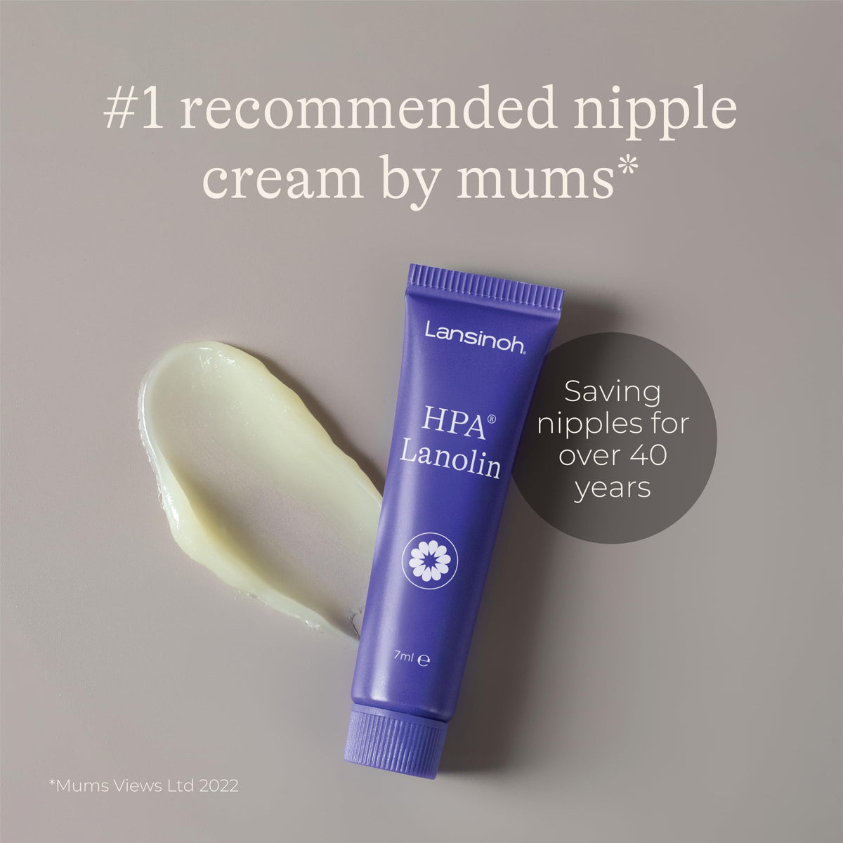 Lansinoh HPA Lanolin Nipple Cream - 40ml - 100% Natural Hypoallergenic
