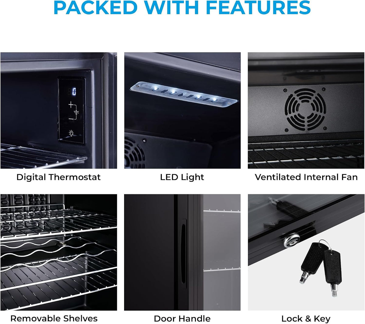 Subcold Super85 LED Beer Fridge | 80 Cans + 5 Bottles | 0-18°C | Glass Door