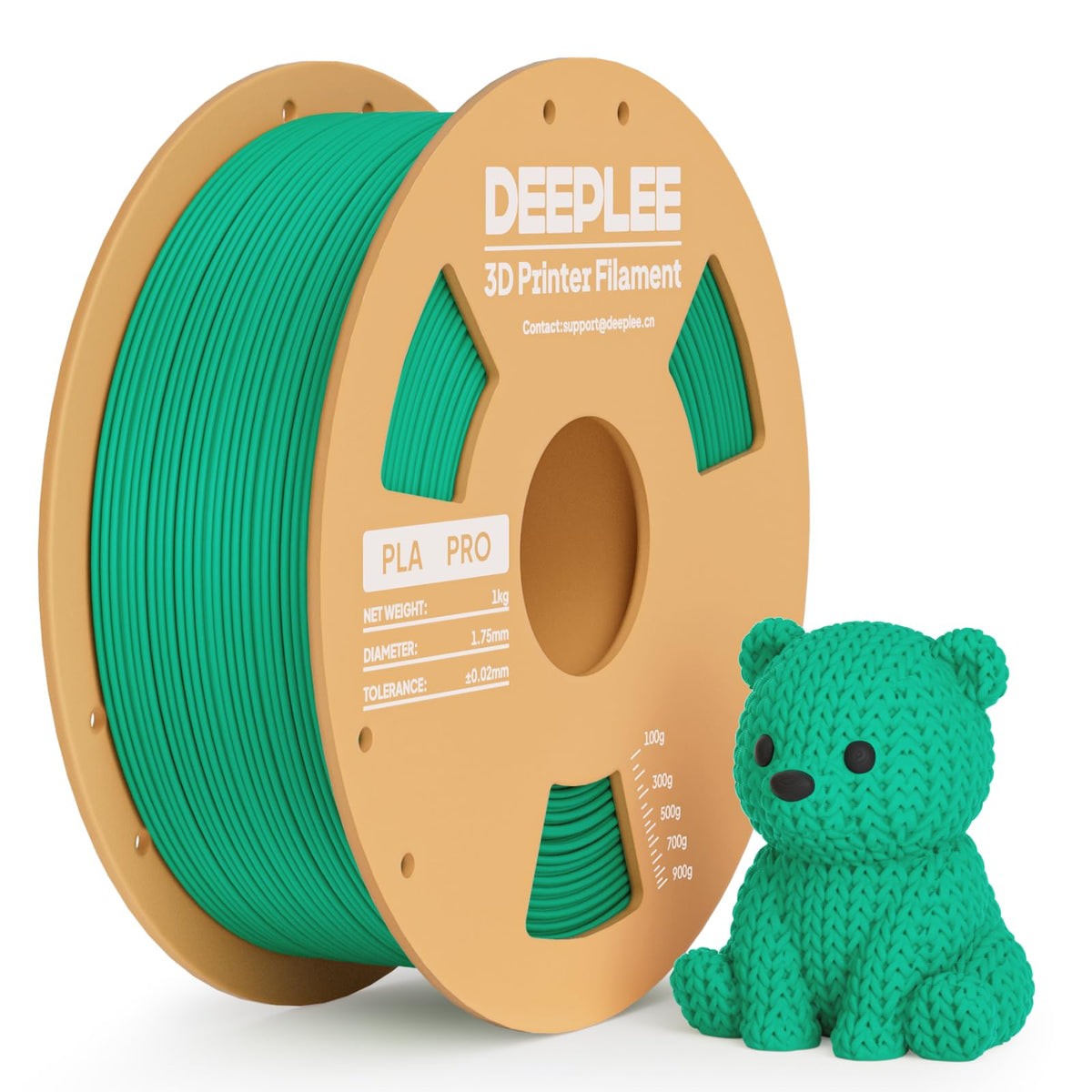 DEEPLEE PLA Filament 1.75mm PLA Pro White*1