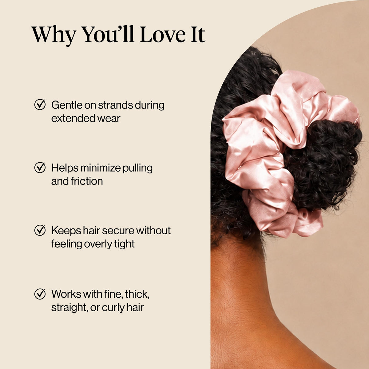 Kitsch Satin Scrunchies for Women 3pcs - Garden Bouquet