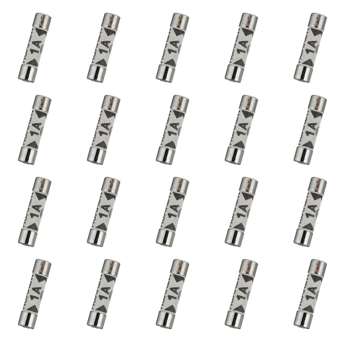 5 Values 100 Pcs 6.3x25 mm BS1362 1 3 5 10 13 A amp 240 V volt 0.248x0.984 Inch Ceramic Tube Fuses Assortment Kit