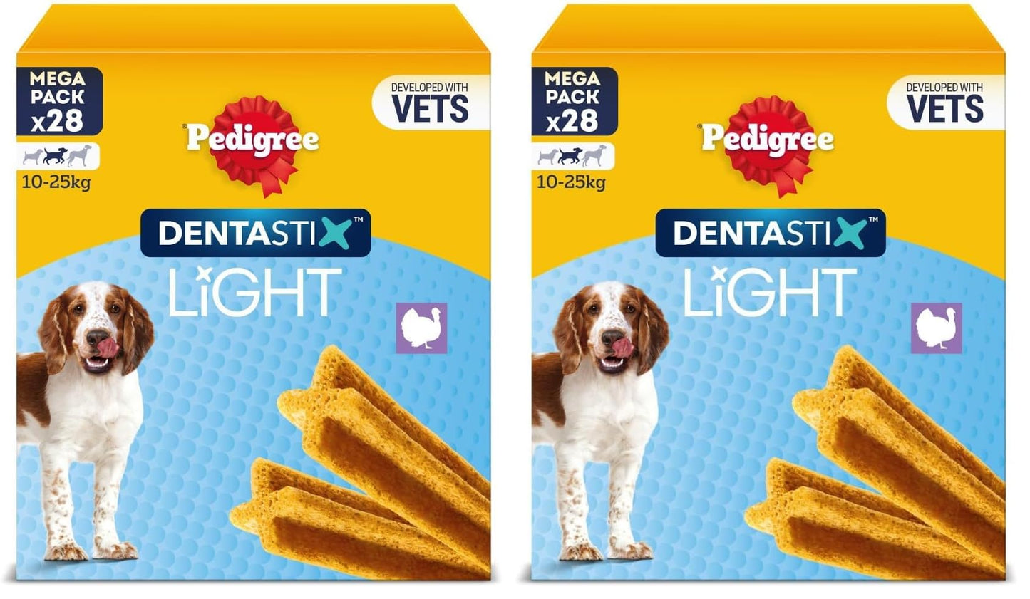 Pedigree DentaStix - Daily Dental Chews For Medium Dogs (10-25 kg), 112 Sticks
