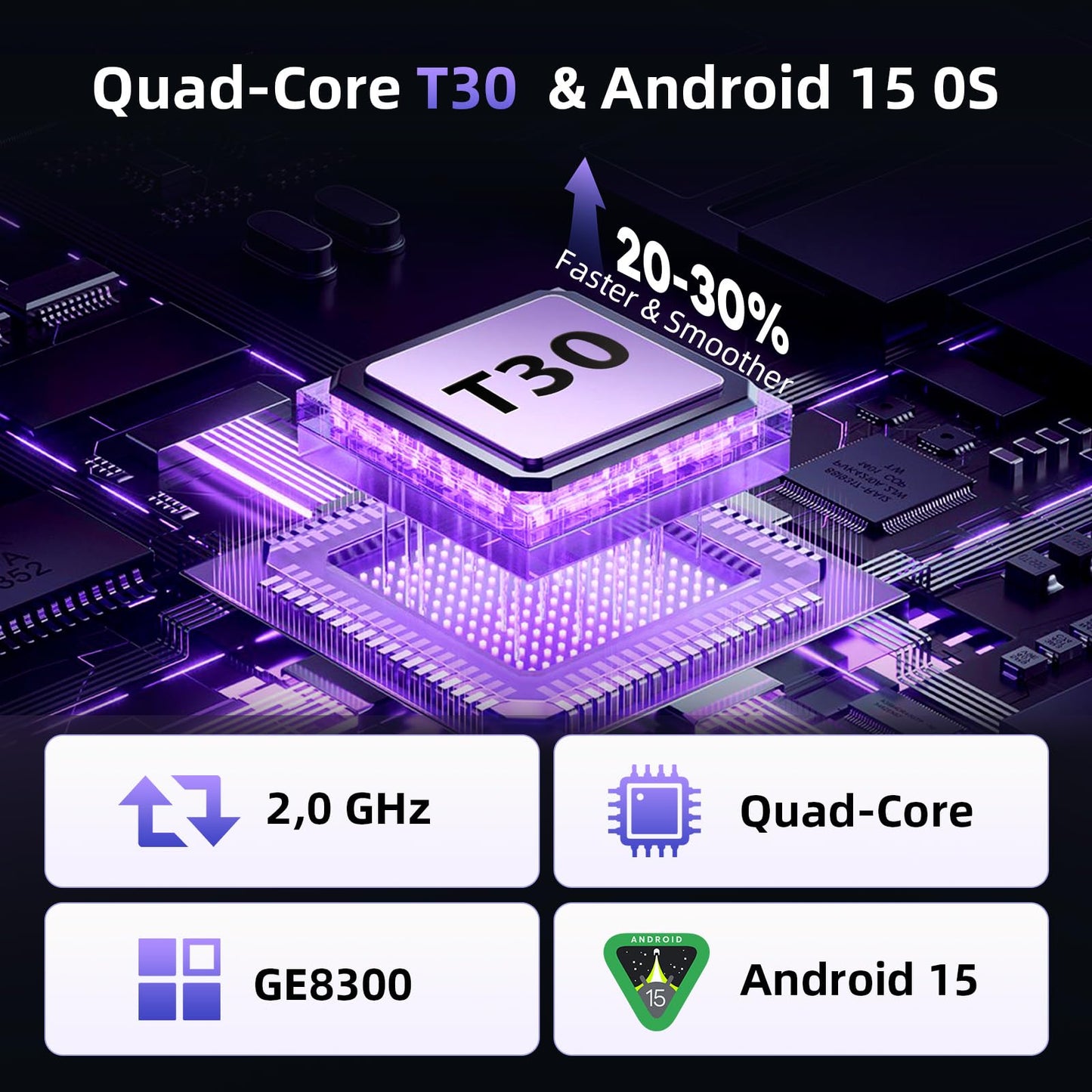 Tablet 10 Inch, Android 15 Tablets with Case, Mouse & Keyboard, Octa-Core, 24GB RAM+128GB ROM+1TB Expand, 1280 x 800 HD IPS Display, Dual Camera, 6000mAh, WiFi 6, BT 5.0, Widevine L1, GPS (Gray)