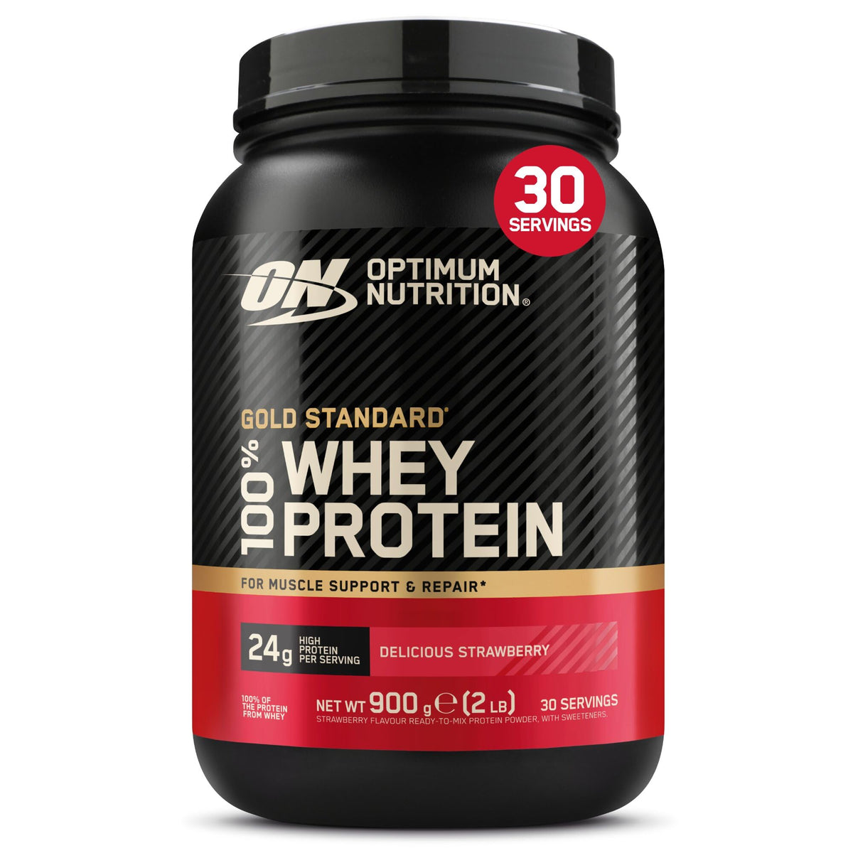 Optimum Nutrition Gold Standard 100% Whey Muscle Building and Recovery Protein Powder With Naturally Occurring Glutamine and BCAA Amino Acids, Double Rich Chocolate Flavour, Pack of 24, 24 x 31g