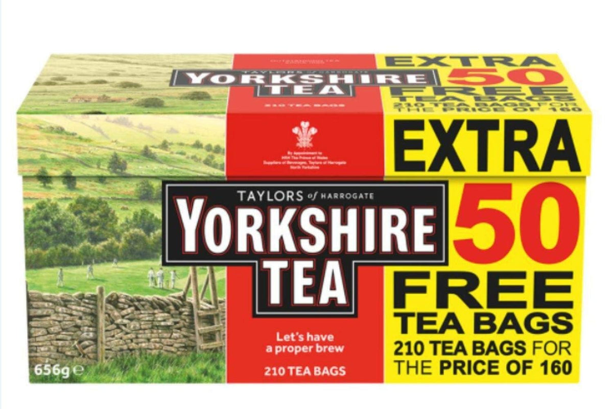 Yorkshire Tea Hard Water Tea Bags, 160 Tea Bags (Pack of 3, Total 480 teabags)