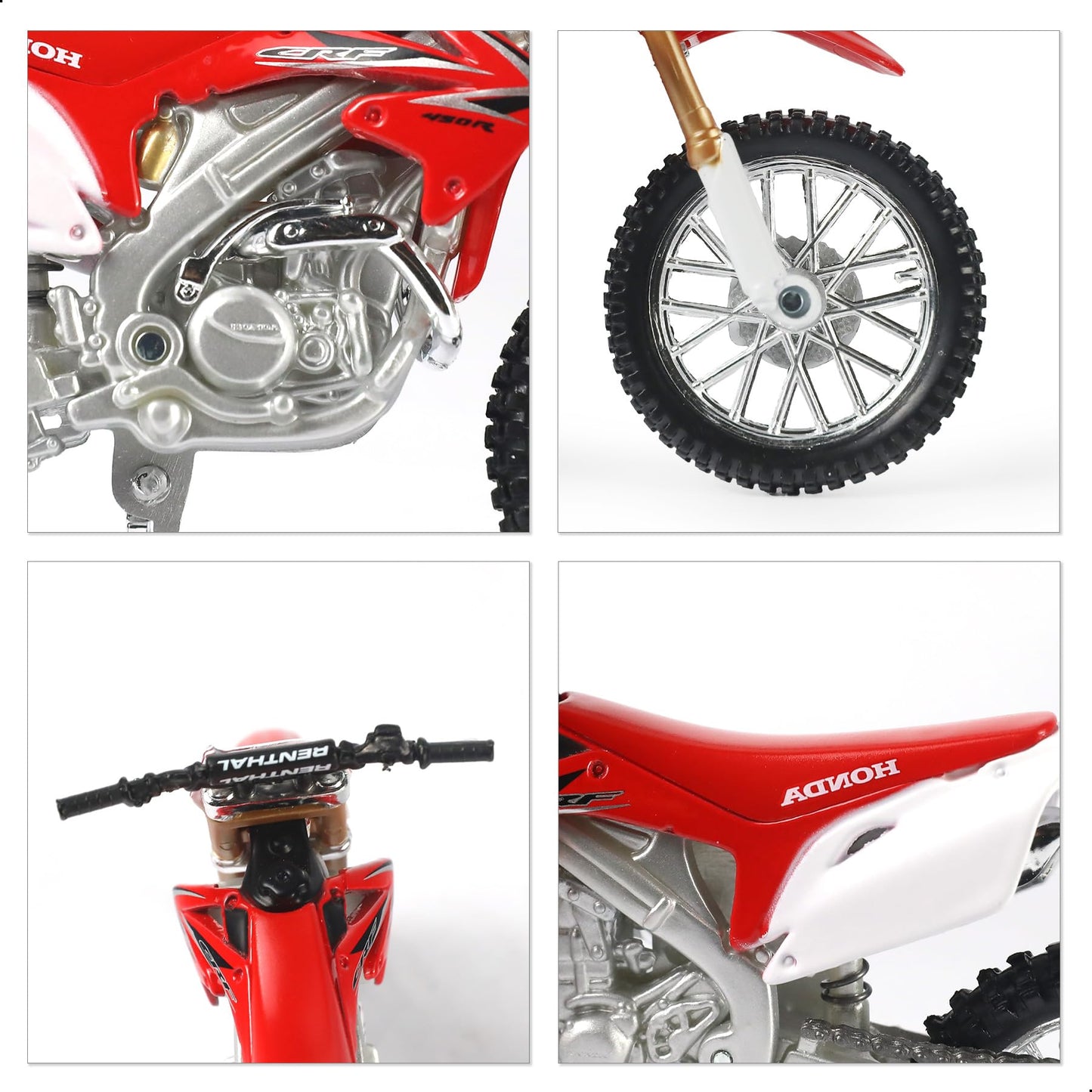 1:12 Scale Dirt Bike compatible for Kawasaki KX450F Motorcycle Model Mini Supercross Motorcross Moto Model Collection or Gift for Adult Kid Boy (Green)