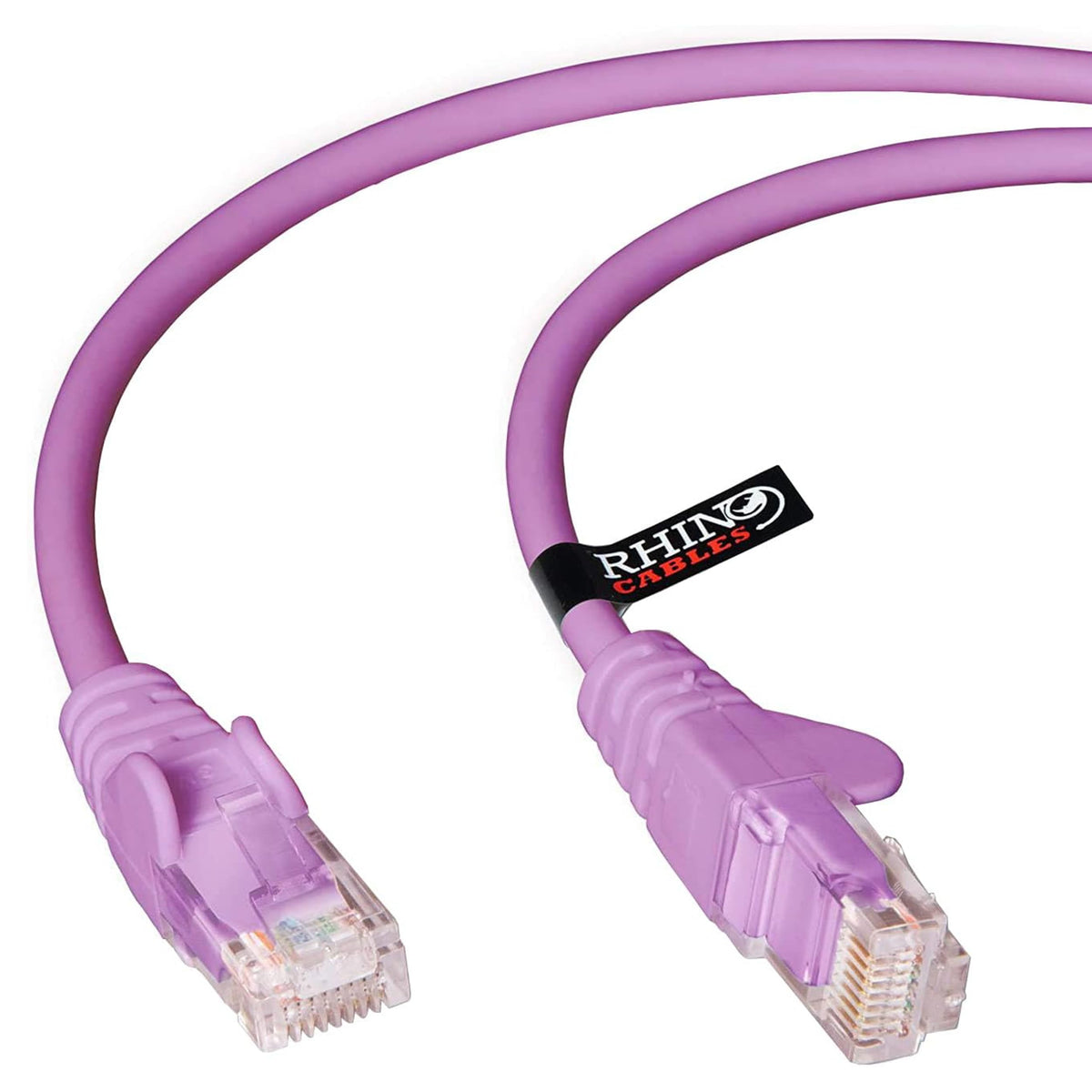 rhinocables CAT 5e Ethernet Cable, RJ45 Network Lead (3m, Black)