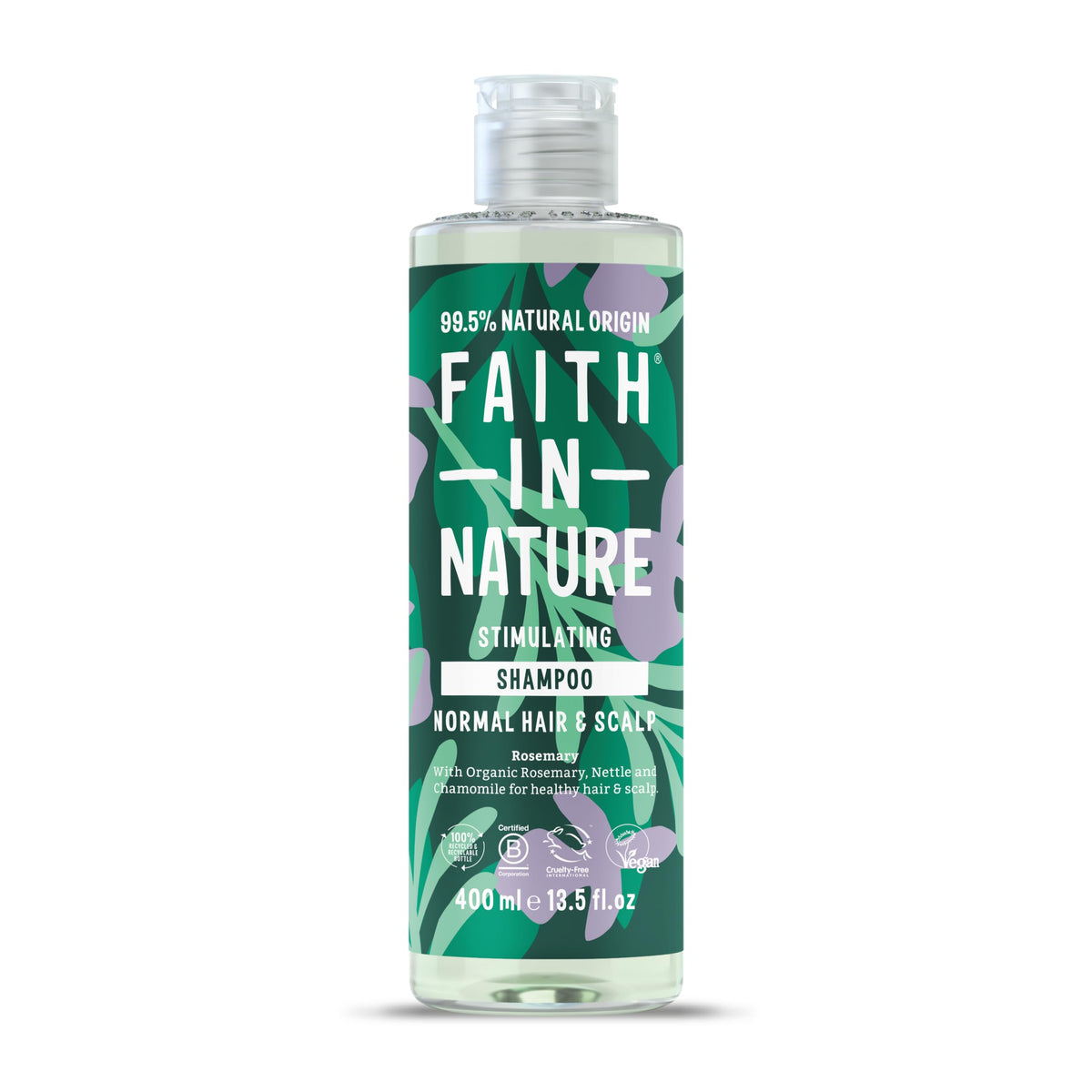 Faith In Nature Organic Coconut Shampoo, Hydrating for Dry Hair & Scalp, Vegan & Cruelty Free, No SLS, Silcones or Parabens, 400ml
