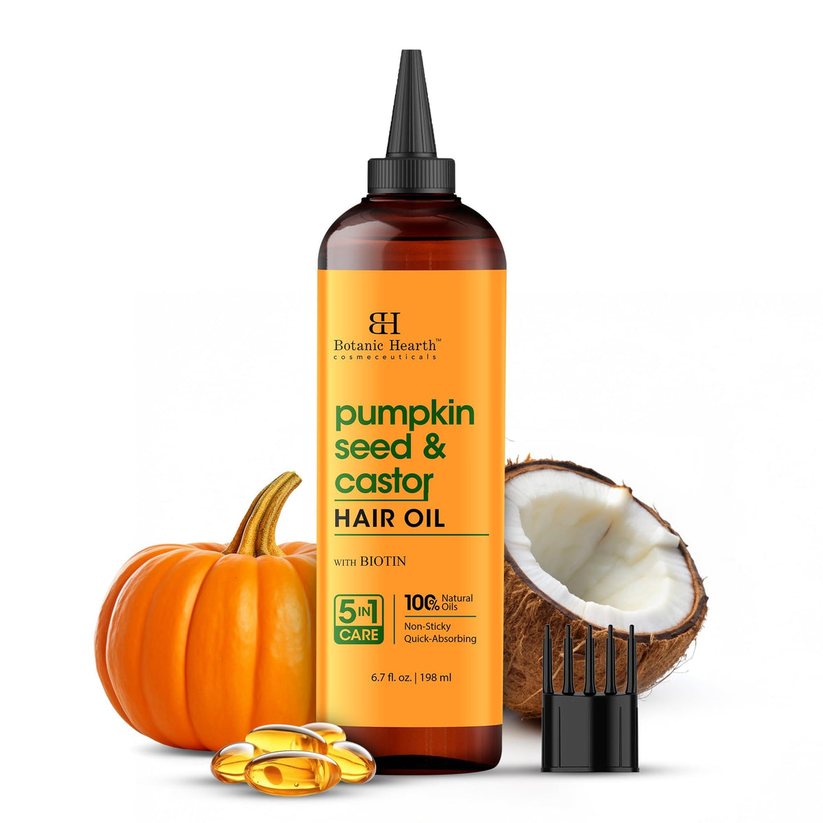 Botanic Hearth Argan & Biotin Hair Oil, 198 ml