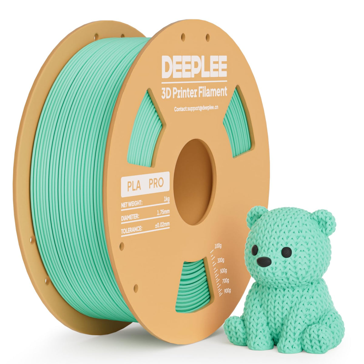 DEEPLEE PLA Filament 1.75mm PLA Pro White*1