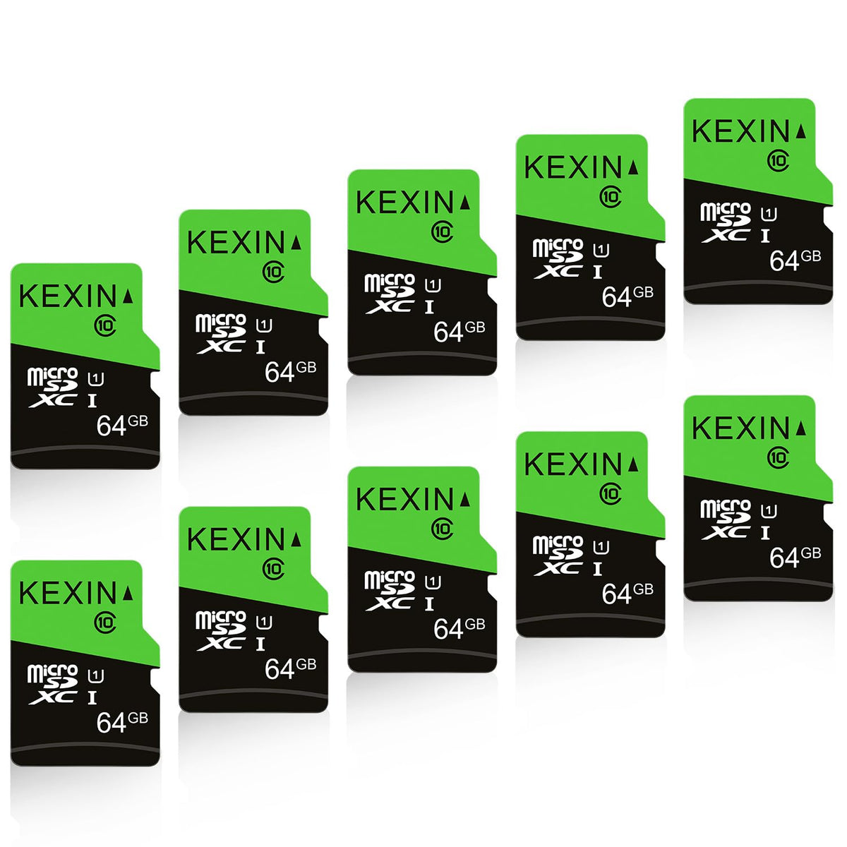KEXIN Micro SD Card 32GB 3 Pack MicroSDHC Memory Card Class 10 High Speed Card Micro SD 32 GB UHS-I TF Card, C10, U1, SD Adapter Include