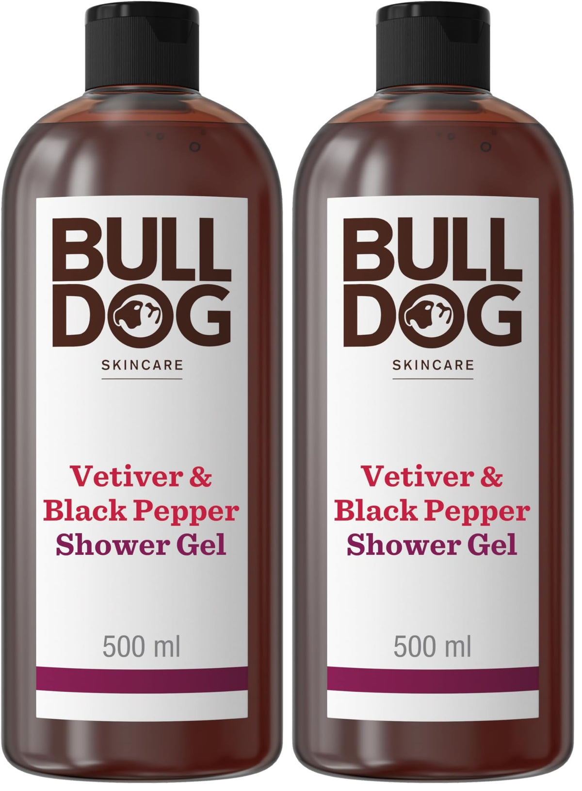 BULLDOG SKINCARE Lemon & Bergamot Shower Gel for Men, 500ml