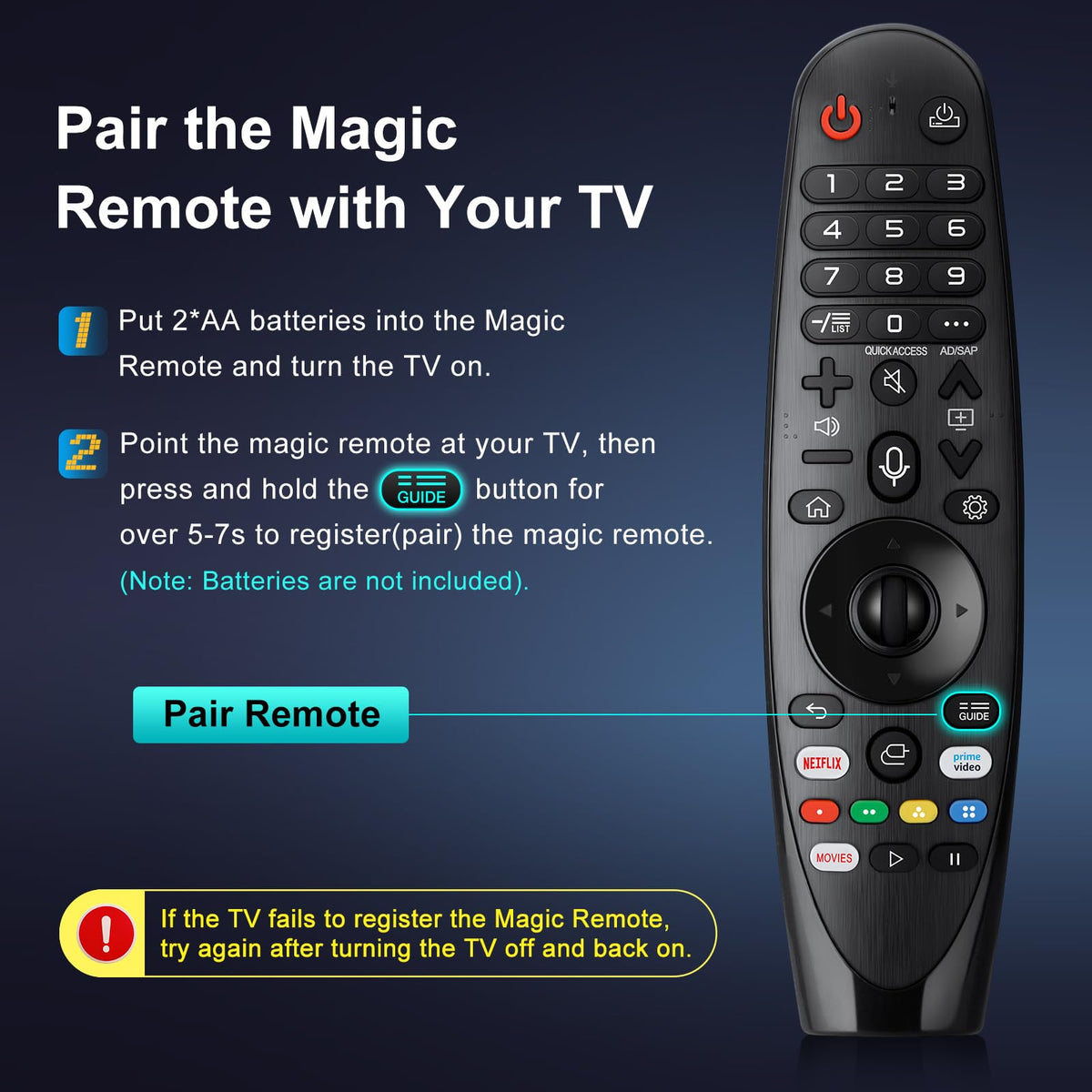 Universal-for-Samsung-Smart-TV-Remote, for Samsung Curved Qled Frame 4K TV