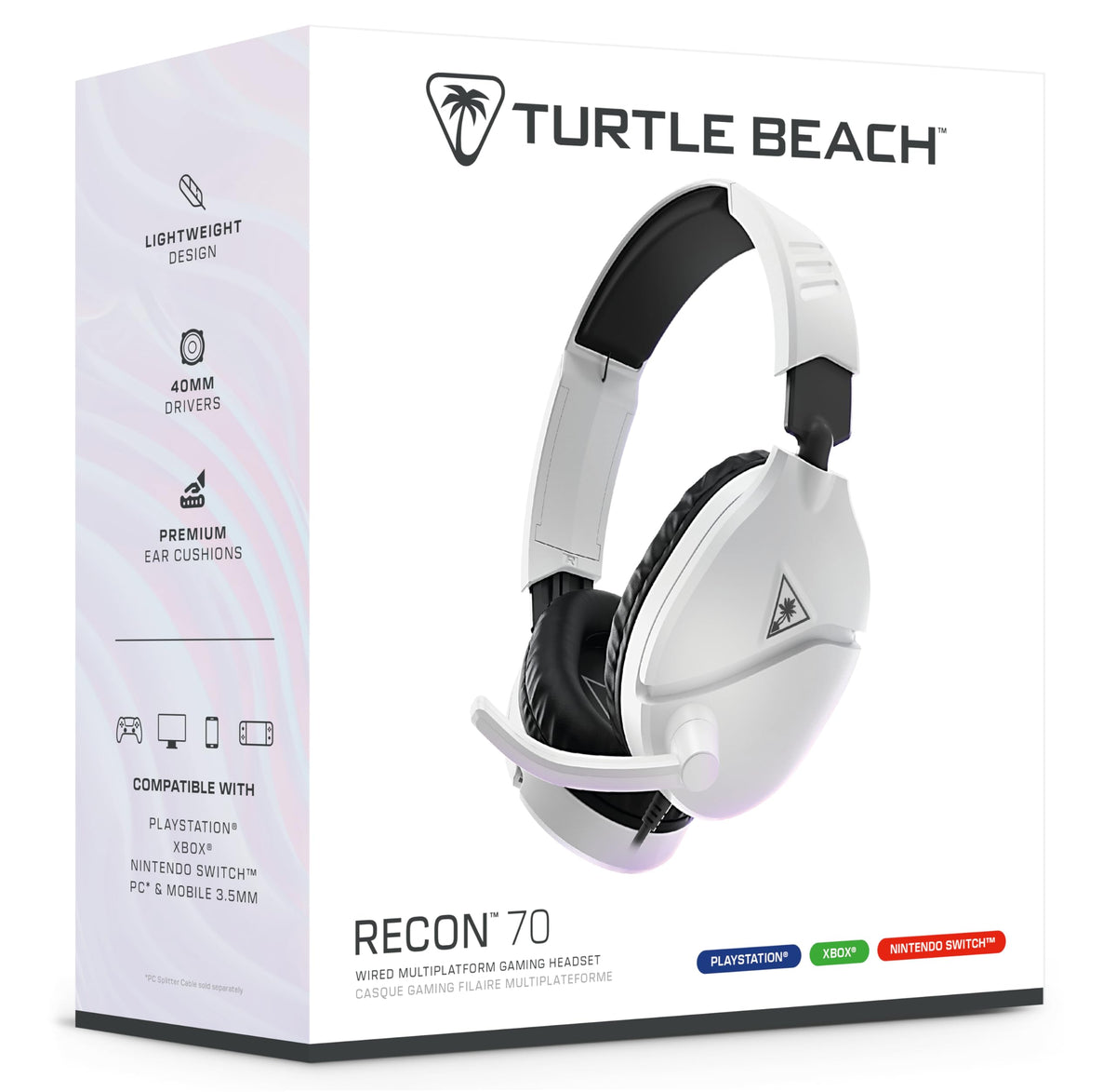 Turtle Beach Recon 70 Wired Multiplatform Gaming Headset for PS5, PC, XBOX