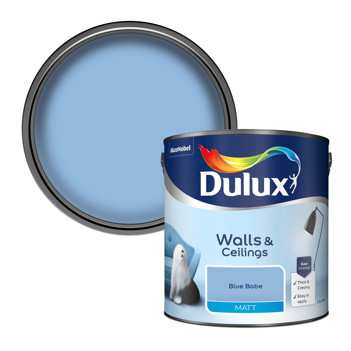 Dulux Tester Paint, White Mist, 30 ml (Pack of 1)