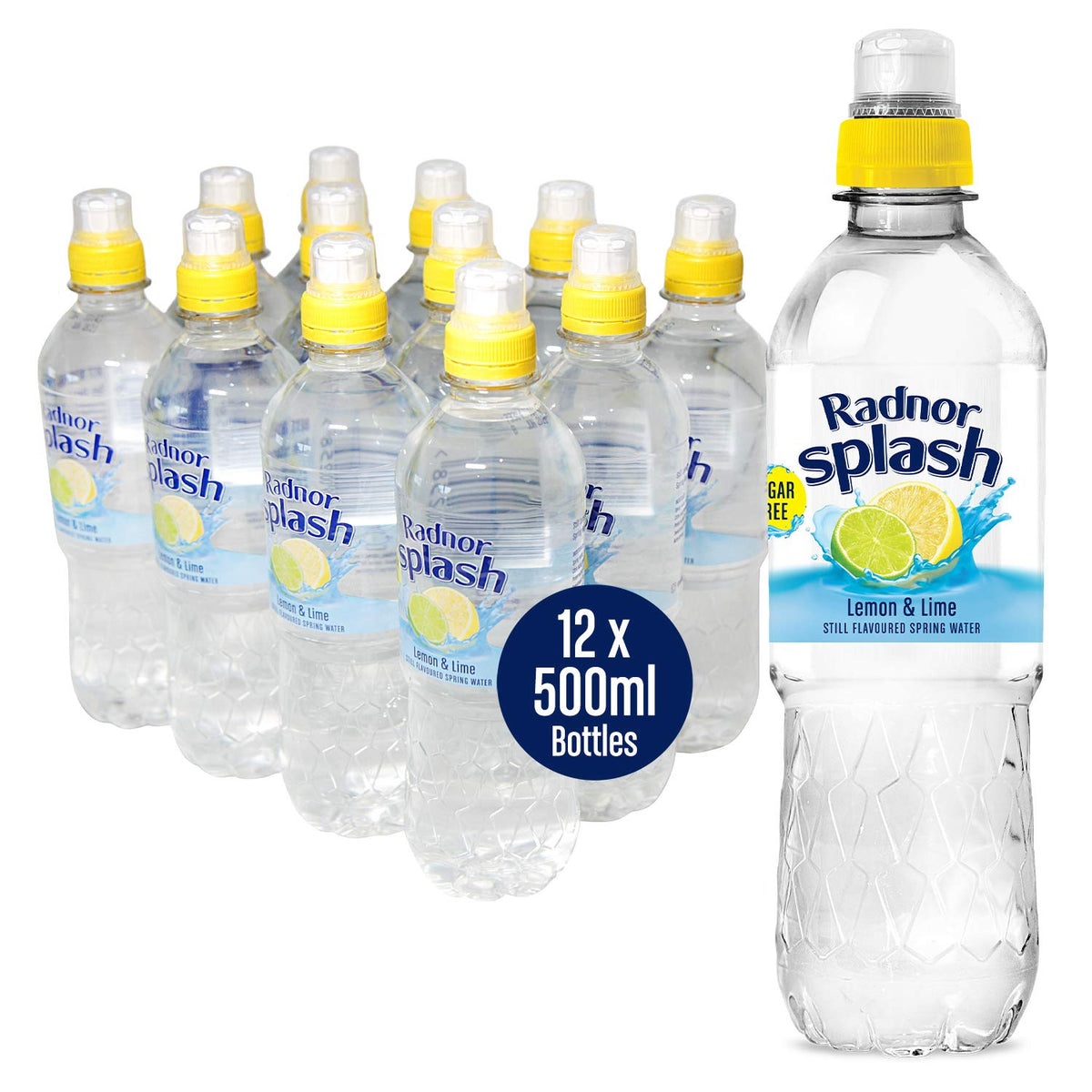 Radnor Splash Flavoured Water Sugar Free 500ml - Pack of 24 (Strawberry)