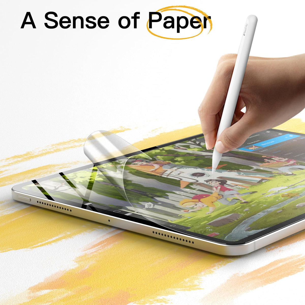 JETech Paper Matte Screen Protector for iPad (A16) 11th/10th Gen, 1-Pack