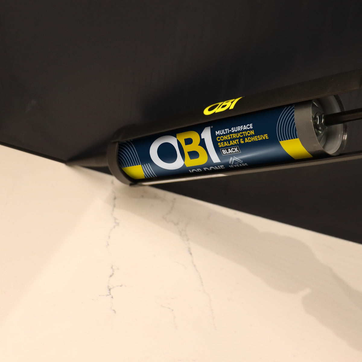 OB1 Clear Multi-Surface Construction Sealant & Adhesive, 290ml 2in1 formula