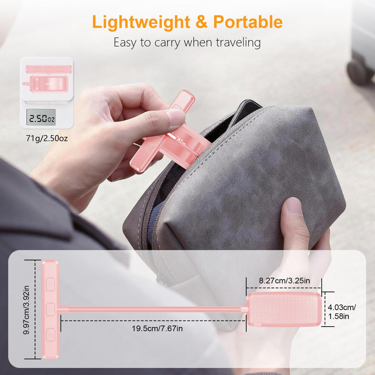 Gritin 19 LED Rechargeable Book Light for Reading in Bed - Memory Function