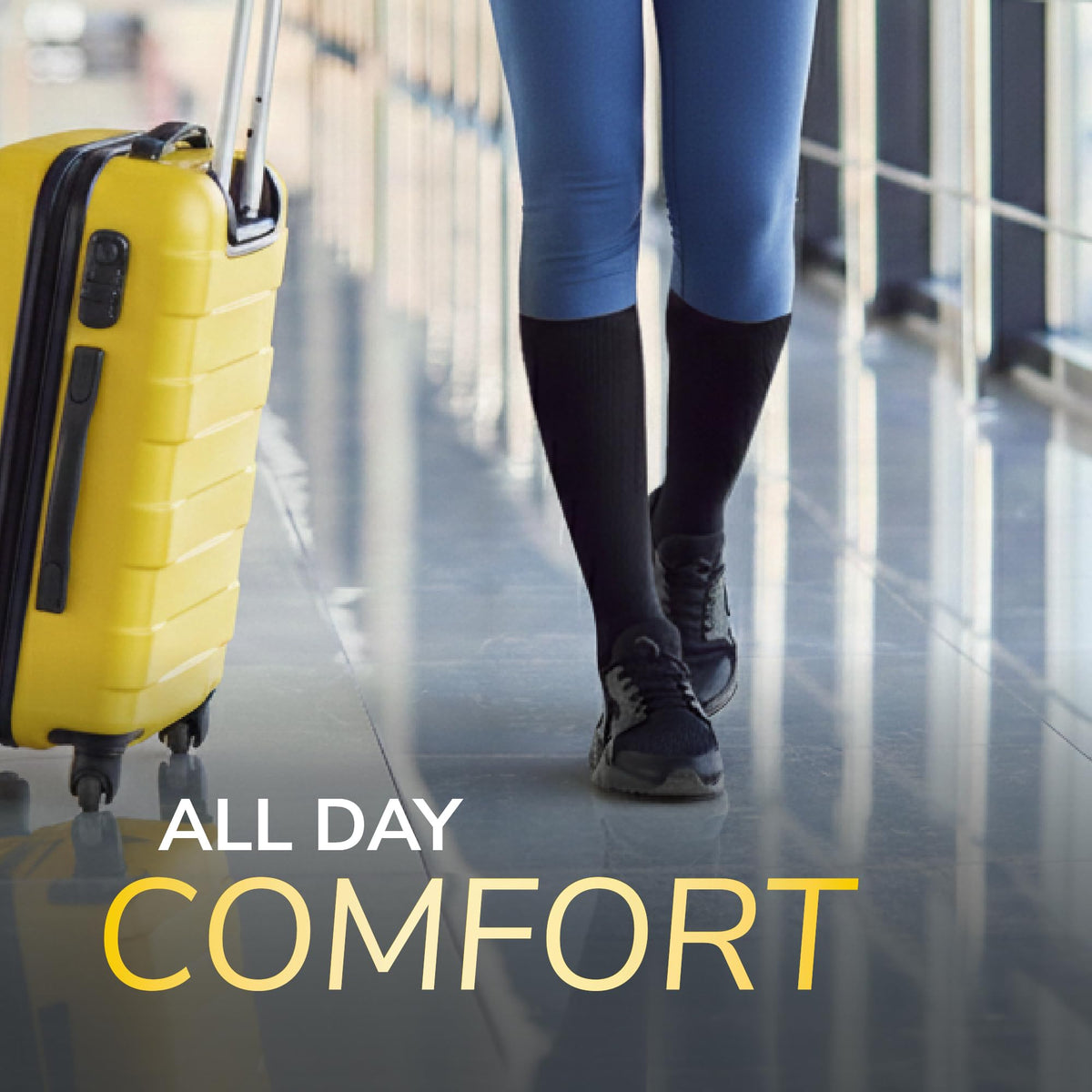 Dr. Scholl's Flight Socks - Clinically Proven Compression Socks for Flight Travel - Help Prevent Swollen Ankles and Deep Vein Thrombosis