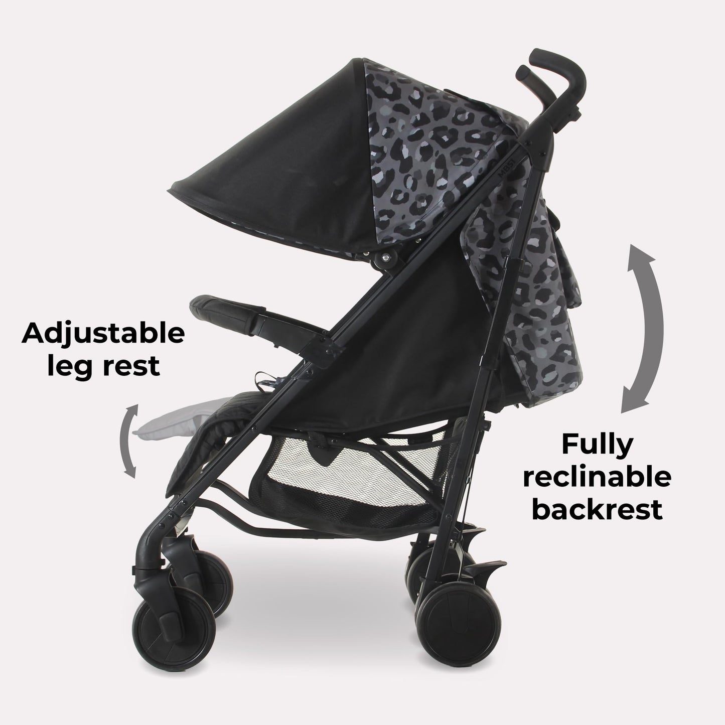 My Babiie MB51 Stroller – from Birth to 4 Years (22kg), Lightweight, Umbrella Fold, Travel Buggy for Toddlers, Pushchair Includes Footmuff, Cup Holder, Rain Cover - Blush Pink