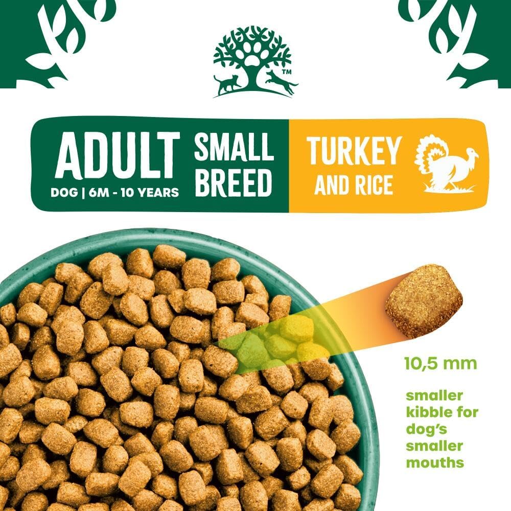 James Wellbeloved Hypoallergenic Dry Dog Food for Adult Small Breed Turkey & Rice 1.5 kg
