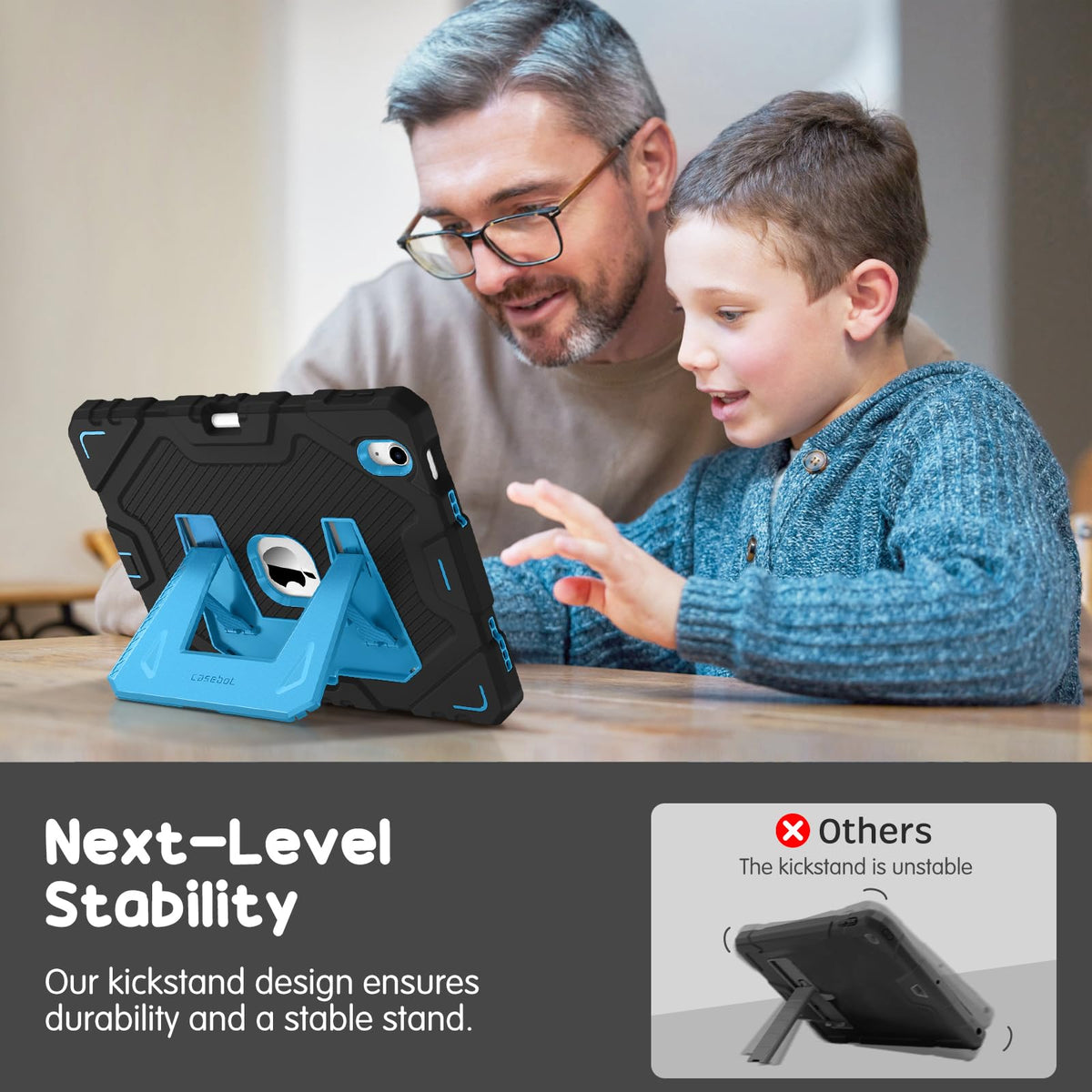 FINTIE Kid-Friendly Case for iPad (A16) 11th Gen 11 Inch, iPad 10th Gen