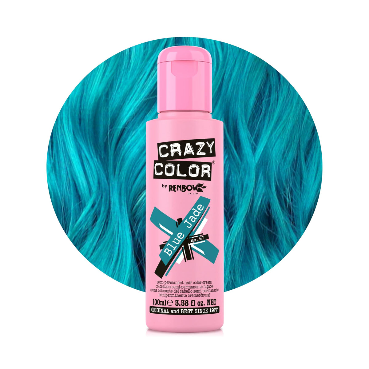 Crazy Color Cyclamen Pink Hair Dye 100ml
