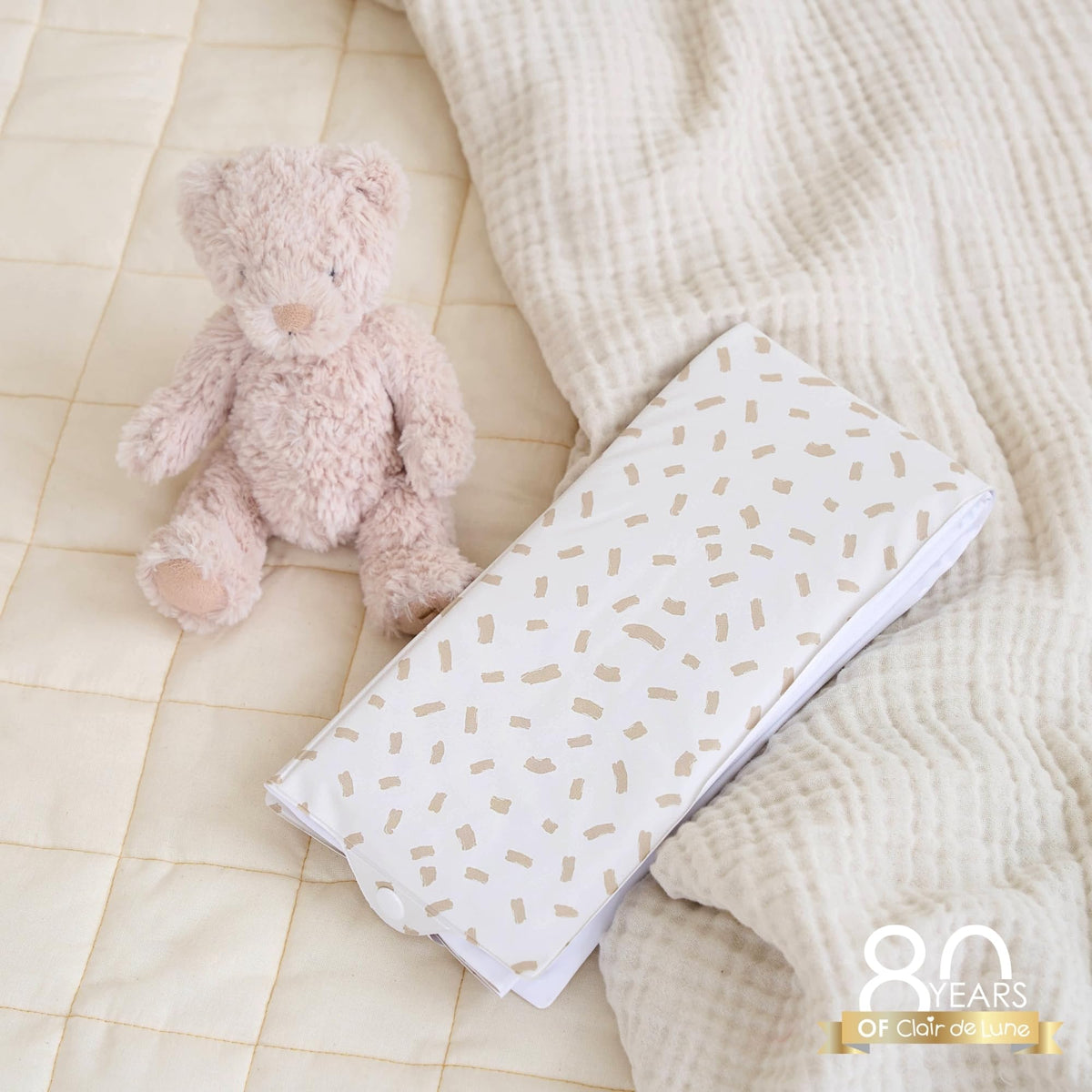 Clair de Lune Jungle Dream Foldable Changing Mat, Easy Clean Soft Water Resistant Travel Pad 60 x 34 cm