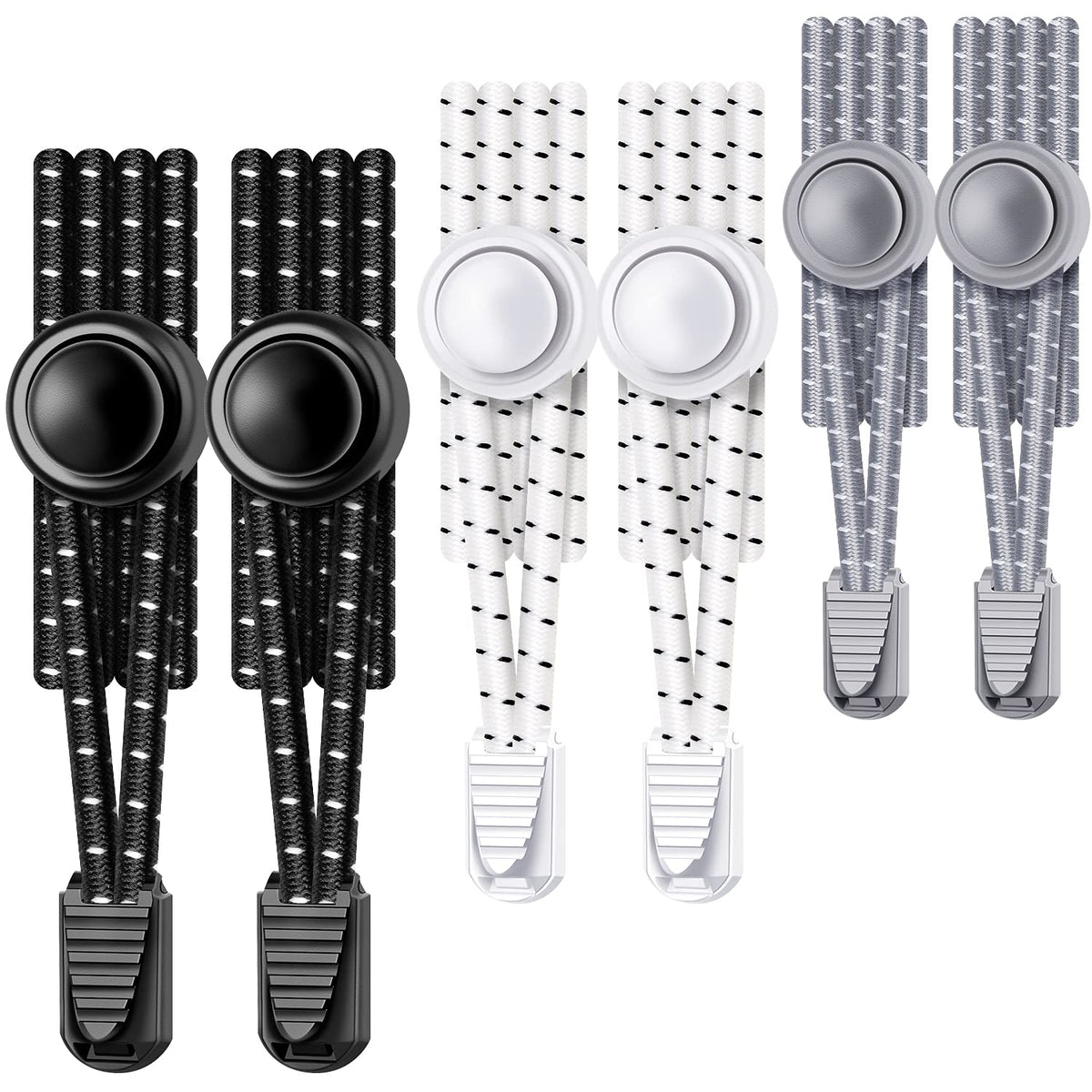 UpUGo Elastic Shoe Laces, No Tie Shoe Laces