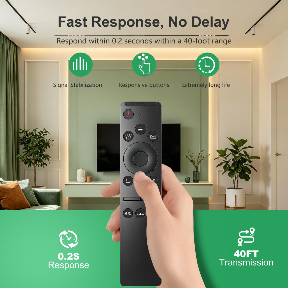 Universal Remote for LG TV Remote Control (All Models) Compatible with All L G LED OLED LCD UHD HDTV HDR Webos 4K 8K Smart TV with Netflix,Video,L G Channels Button,Disney Plus