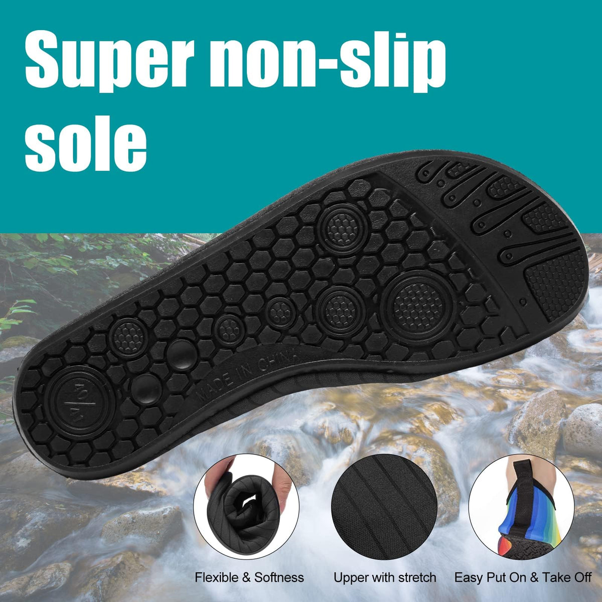 Steppli Water Shoes Swim Aqua Shoes for Men Women