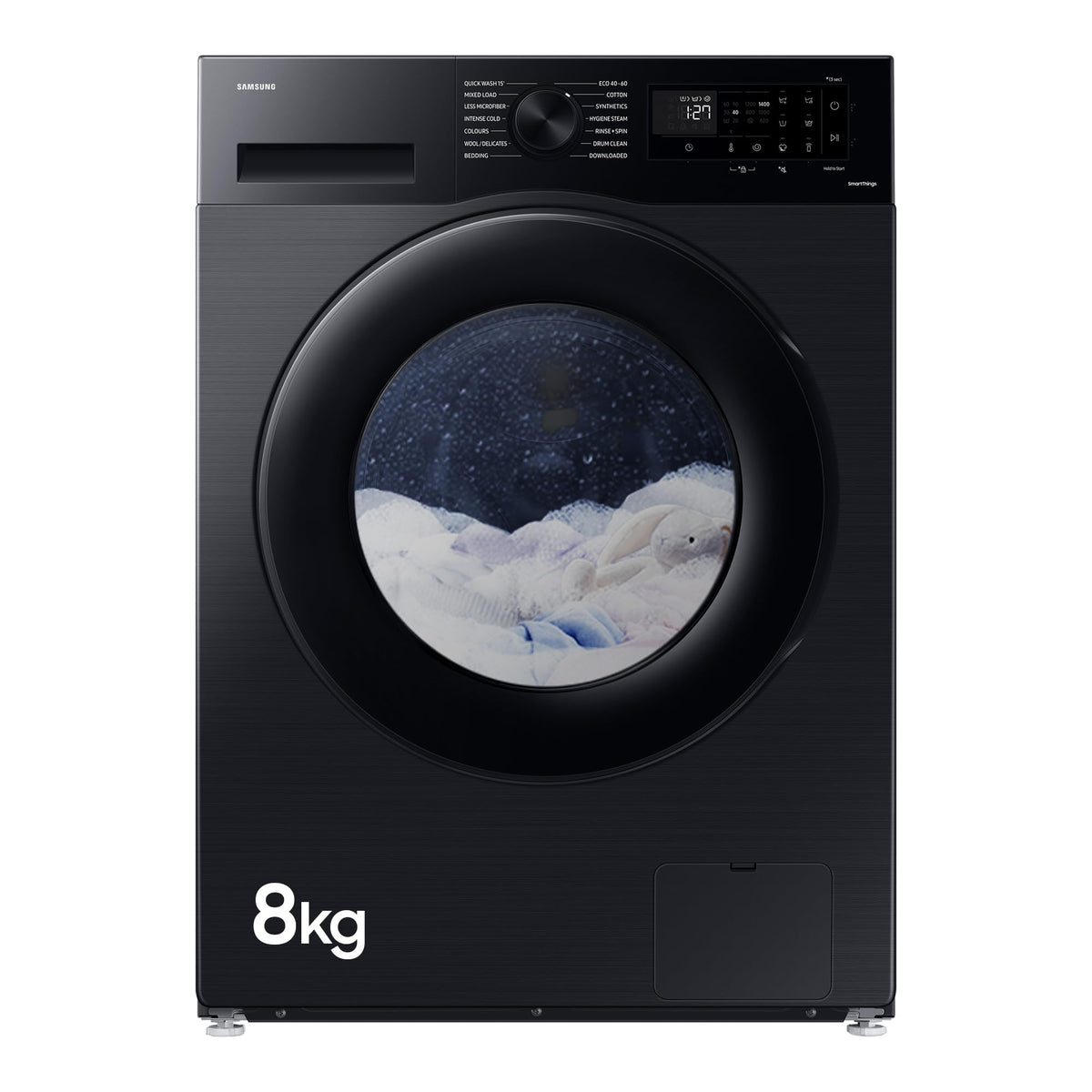 Samsung Series 6 AI Energy Washing Machine, 9kg, 1400rpm, Black, WW90DG6U25LBU1