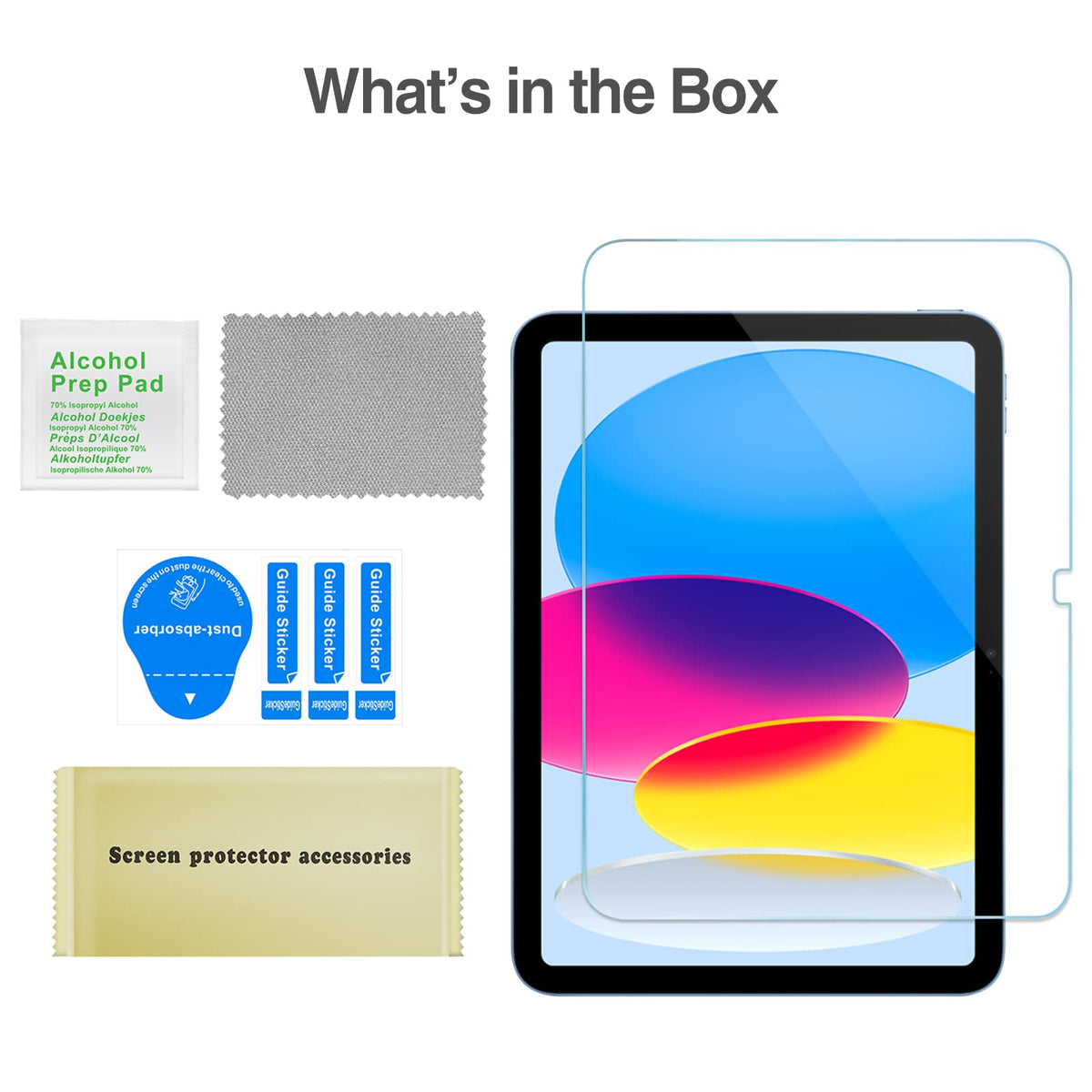 ProCase 2 Pack Screen Protector for iPad A16 2025 11th 11"/10th 2022 10.9"