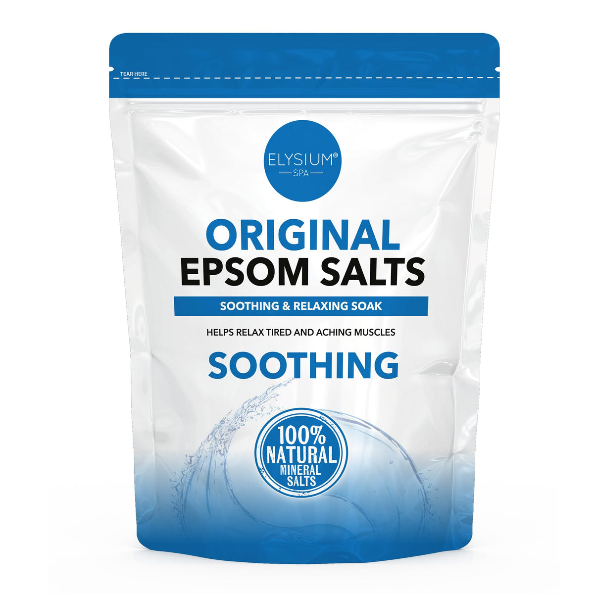 Elysium Spa Natural Original Epsom Salts 1Kg