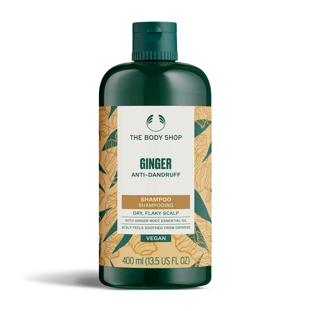The Body Shop Ginger Scalp Care Conditioner (1x 250ml), Conditioner for Dry, Flaky Scalp, Helps Seal Hair Strands & Reduce Friction, Use After Shampoo, Vegan Haircare