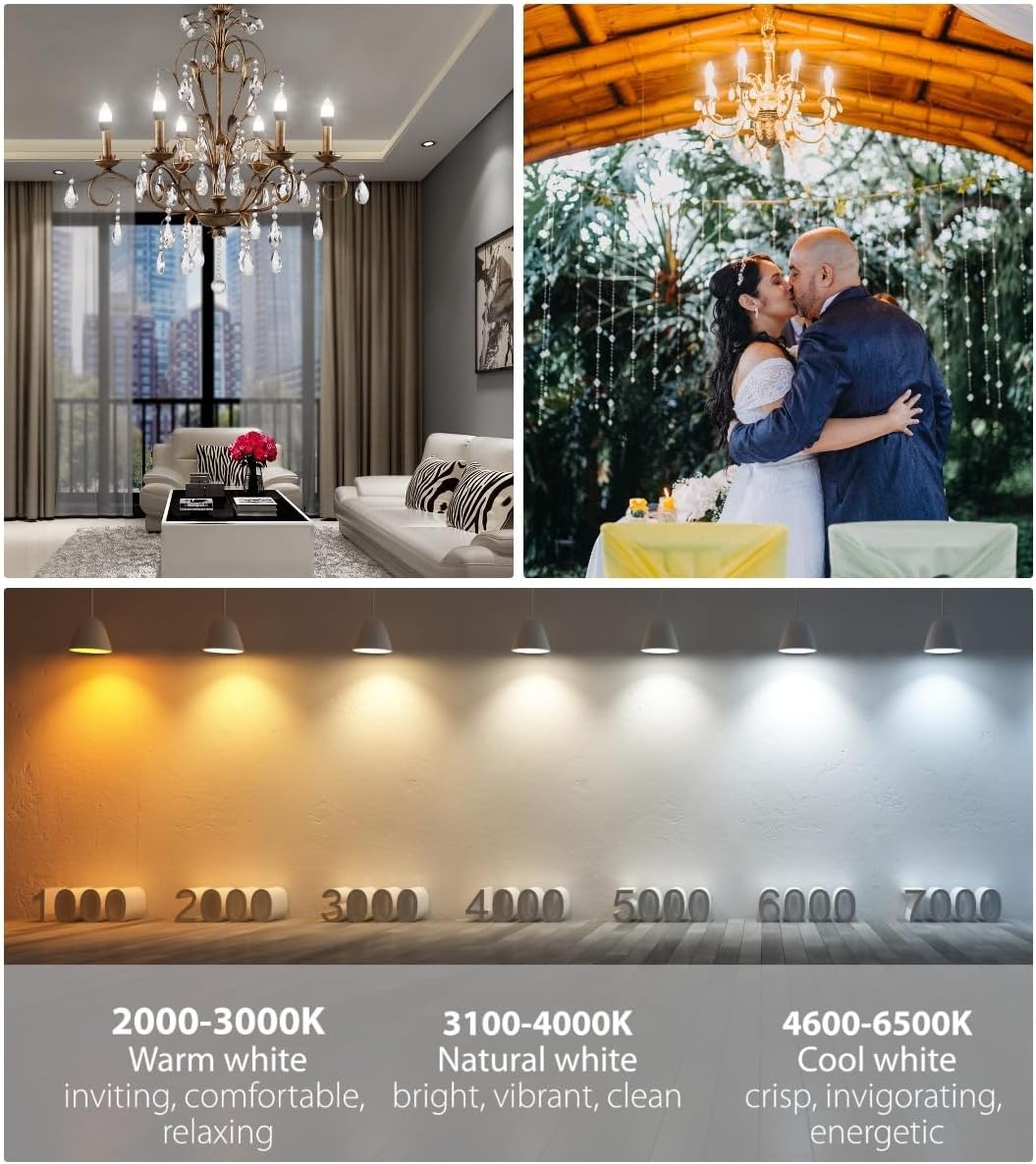 Blaupunkt E14 LED Light Bulb Candle Shape – 10W (Equivalent to 80W - 100W), 820 Lumens, 4000K Neutral White LED – Non‑Dimmable, E14 Screw Base, Energy‑Efficient Home Lighting – Pack of 1