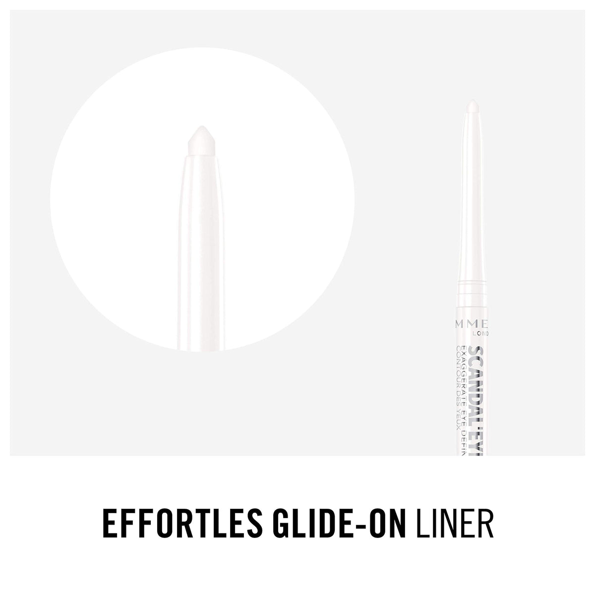 Rimmel London Scandaleyes Exaggerate Eye Definer, 001 Intense Black, 0.35g