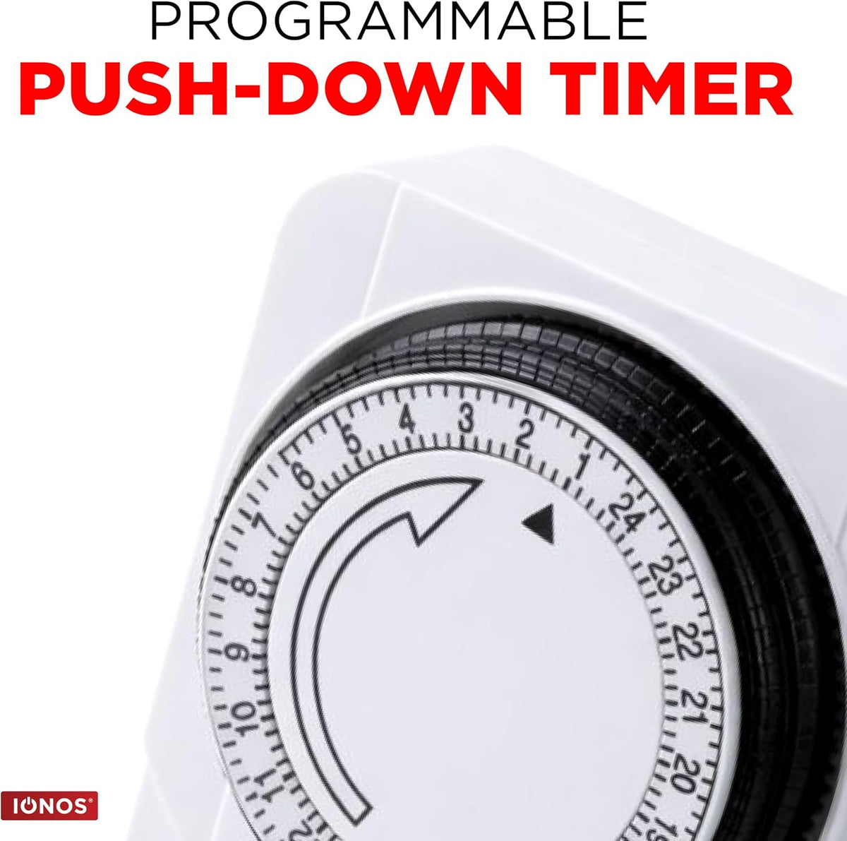 Status IONOS 24 Hour Plug-in Timer Switch, Mechanical Option B, White