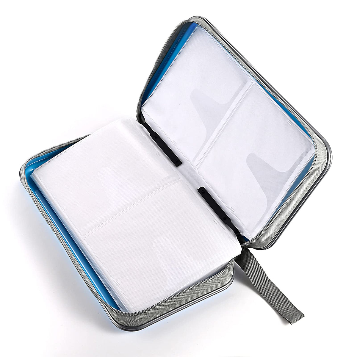 LIOVODE DVD Case, 96 Capacity CD Case Holder Organizer Disc Wallet for Car