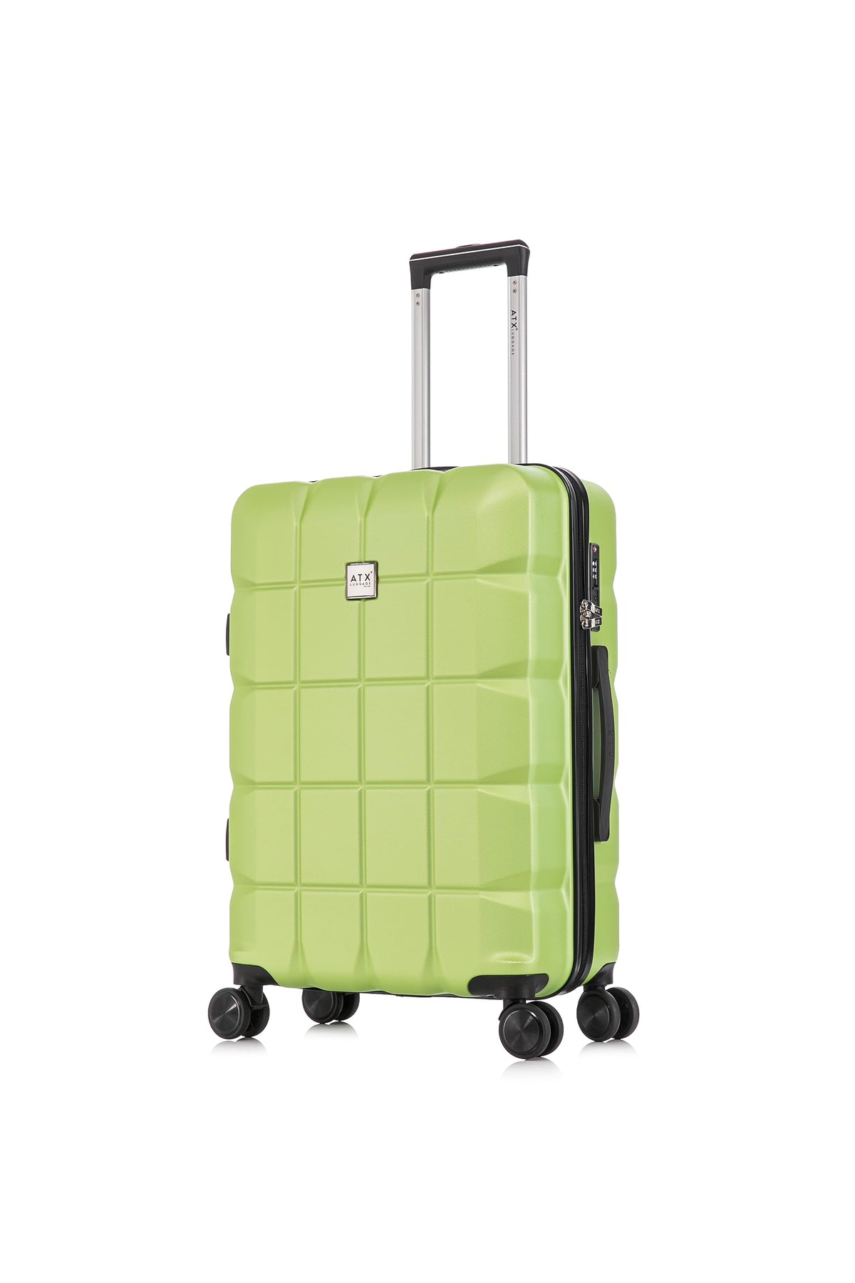 ATX 28 Inch Suitcase Large 110L – Lightweight Hard Shell Checked Luggage, 4 Wheels, TSA Lock, 30KG Capacity, Black